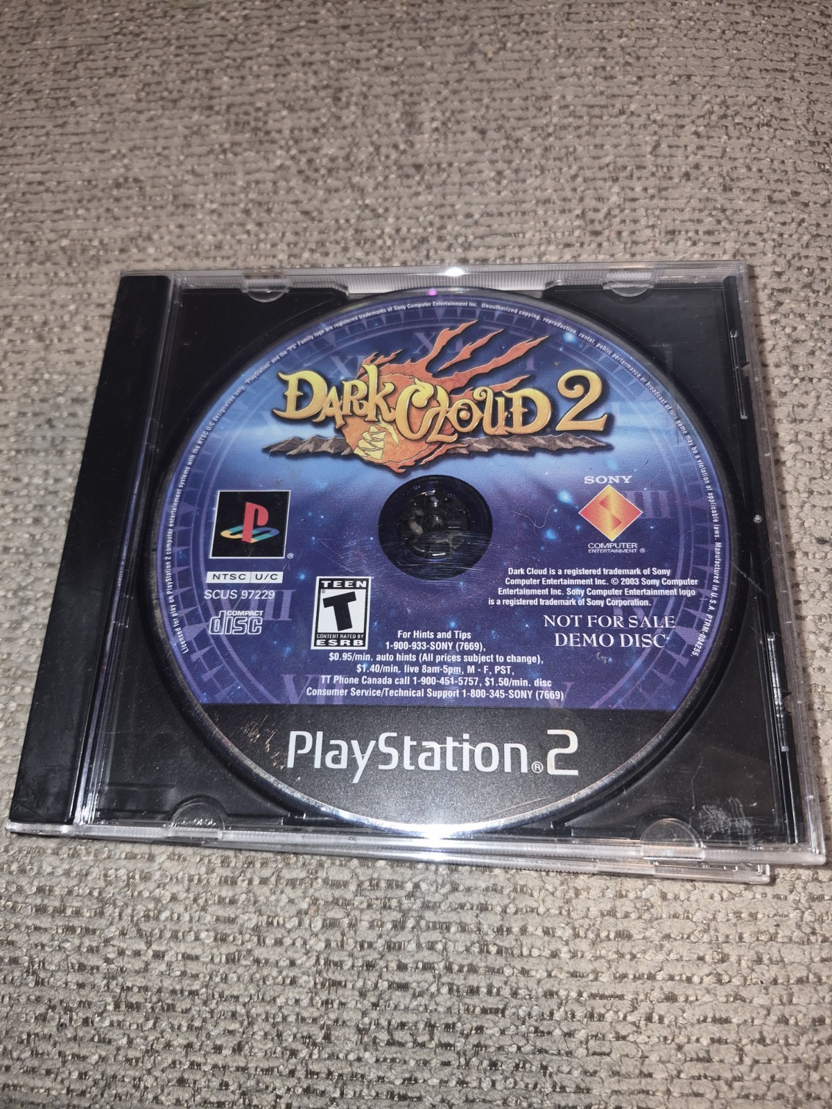 Dark Cloud 2 (Sony PlayStation 2, PS2) Disc Only Tested