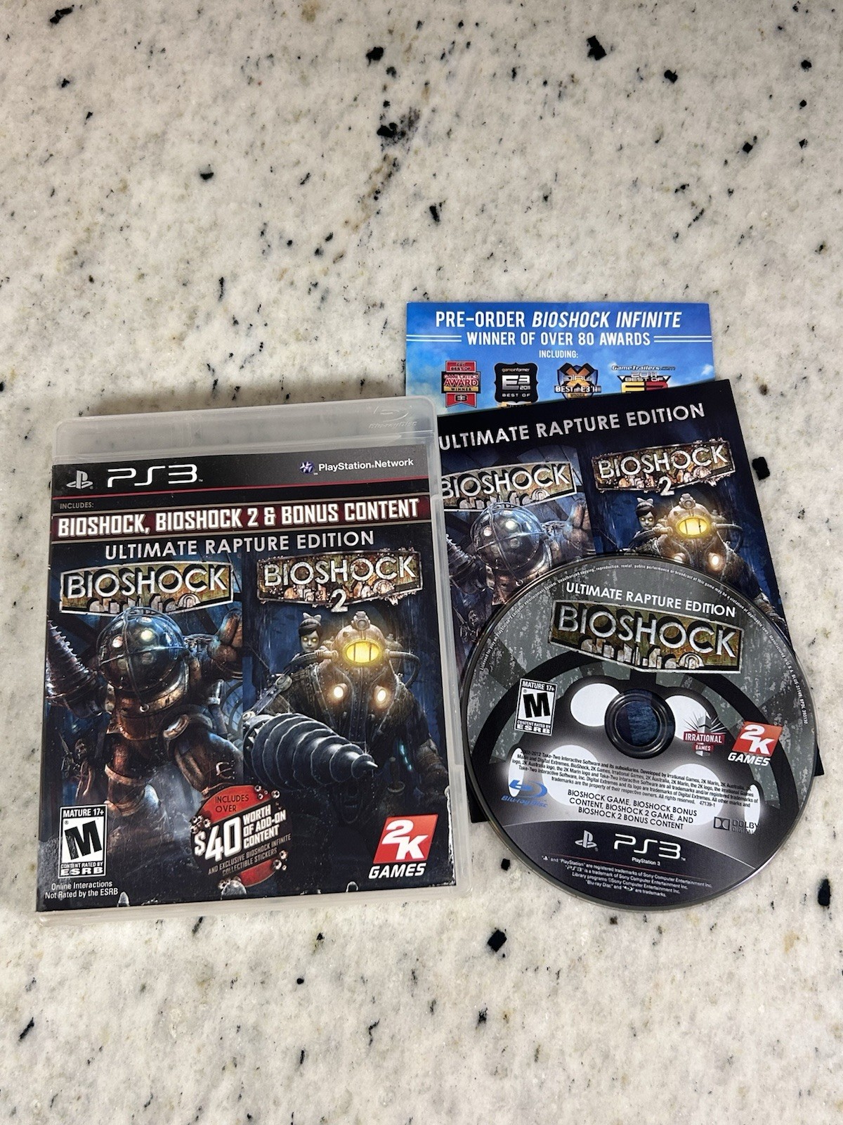 BioShock –Ultimate Rapture Edition (Sony PlayStation 3, 2013)