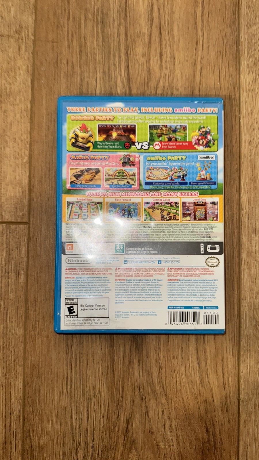 Mario Party 10 Nintendo Wii U, 2015, Genuine Authentic Disc, Tested CIB