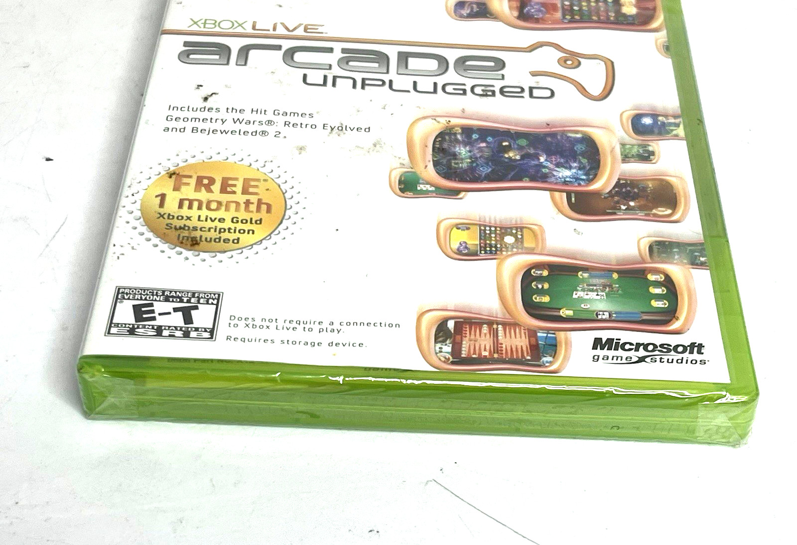Xbox Live Arcade Unplugged Vol. 1 (Microsoft Xbox 360, 2006) Sealed New.