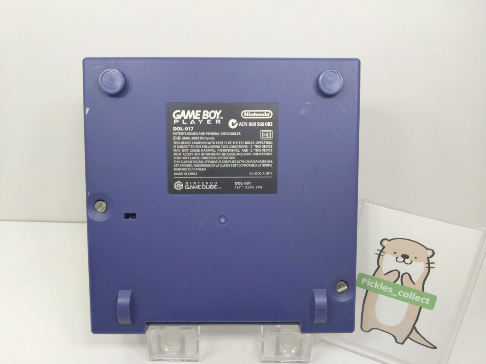 Game Boy Player DOL-017 Violet Game Boy Player only Nintendo GameCube Tested