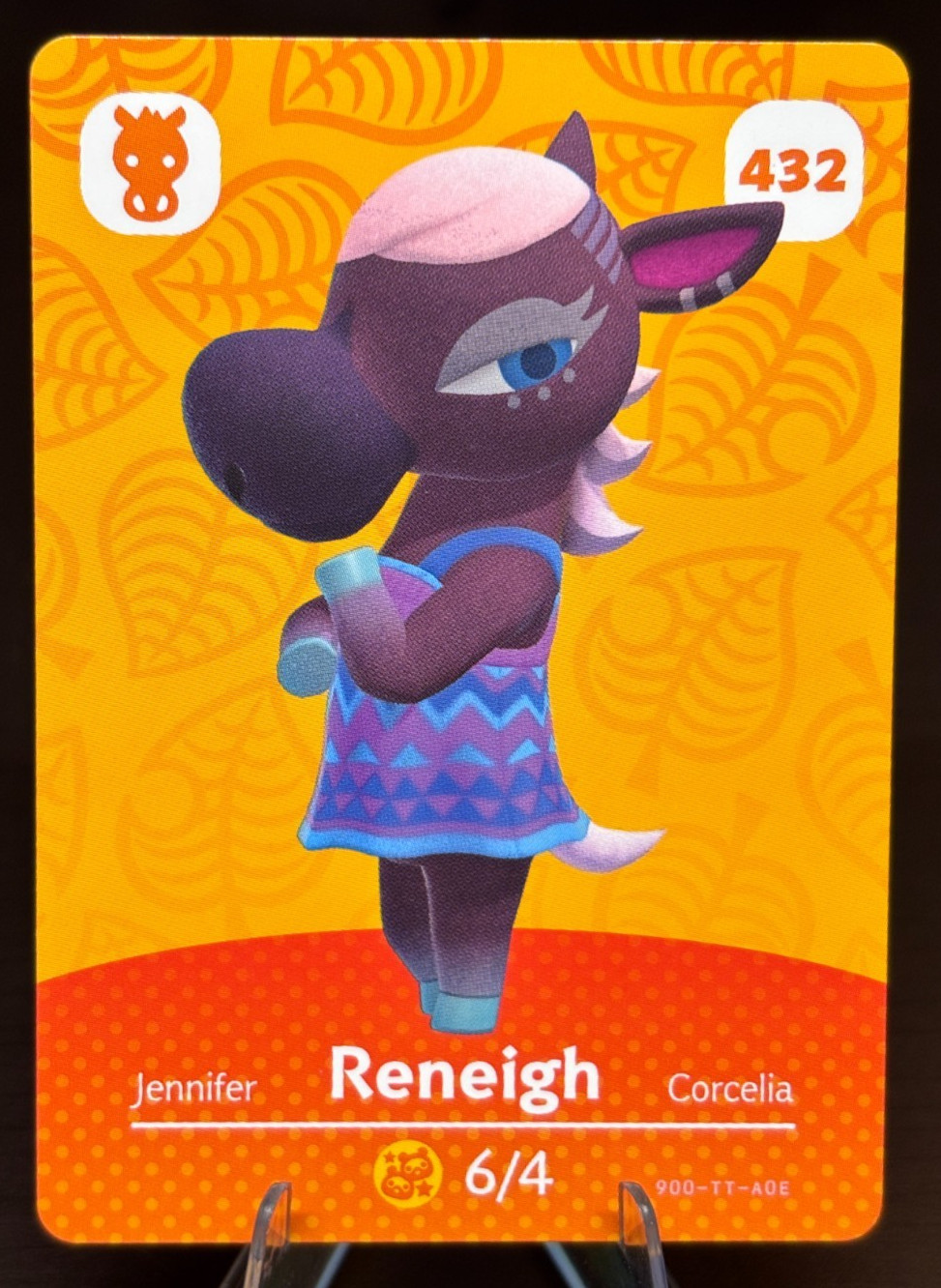 Reneigh Amiibo Card 432 Animal Crossing Series 5 Nintendo Switch Authentic