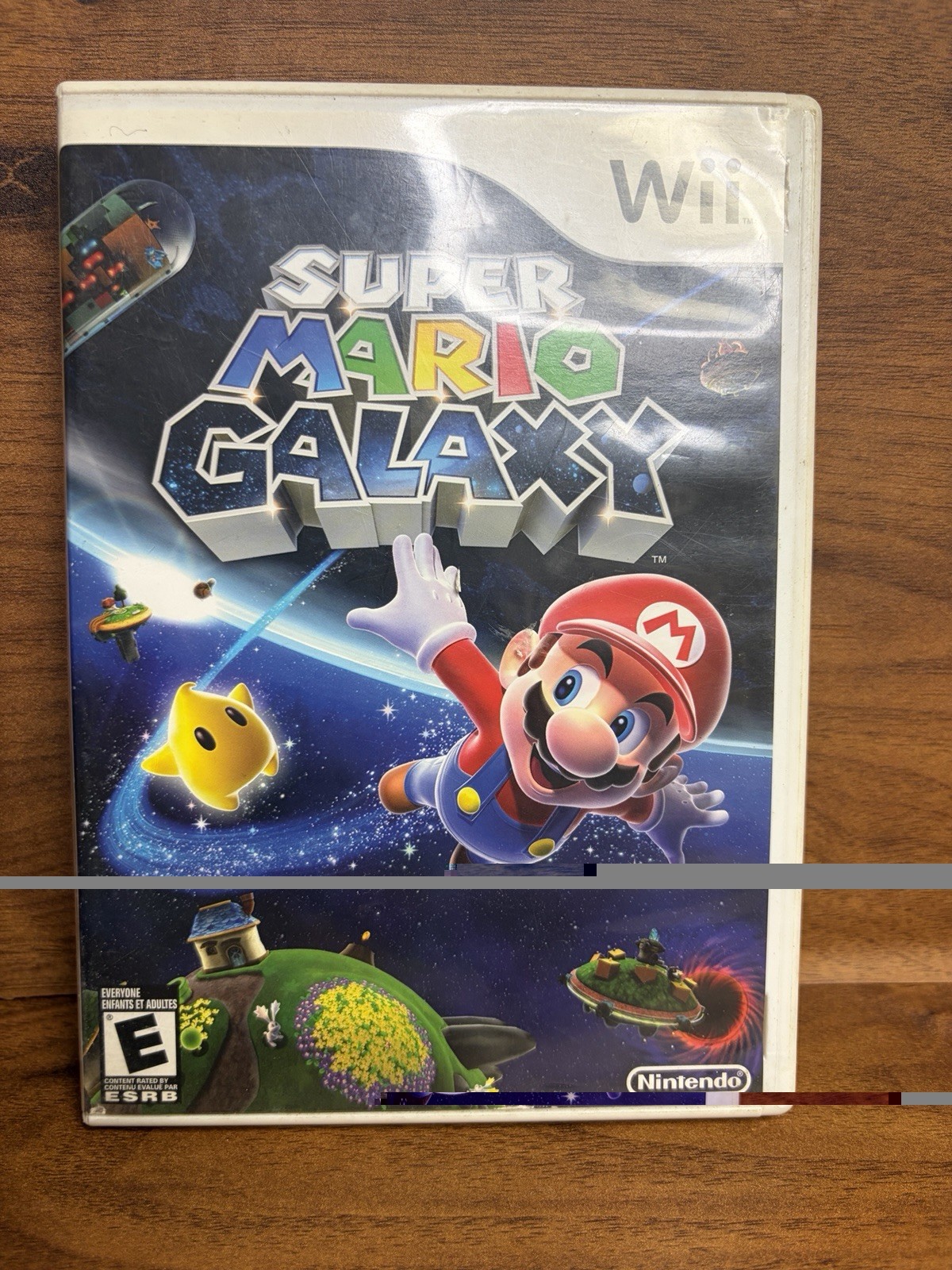 Super Mario Galaxy Nintendo Wii 2007 Case Disc Video Game NO MANUAL Tested