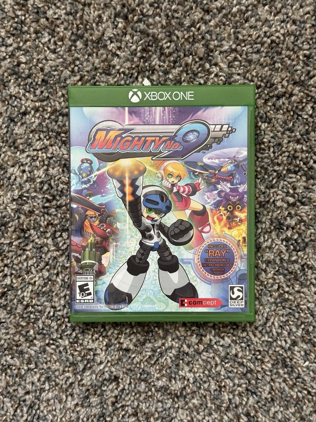 Mighty No. 9 Xbox One Game Case Disc Tested Deep Silver Platformer