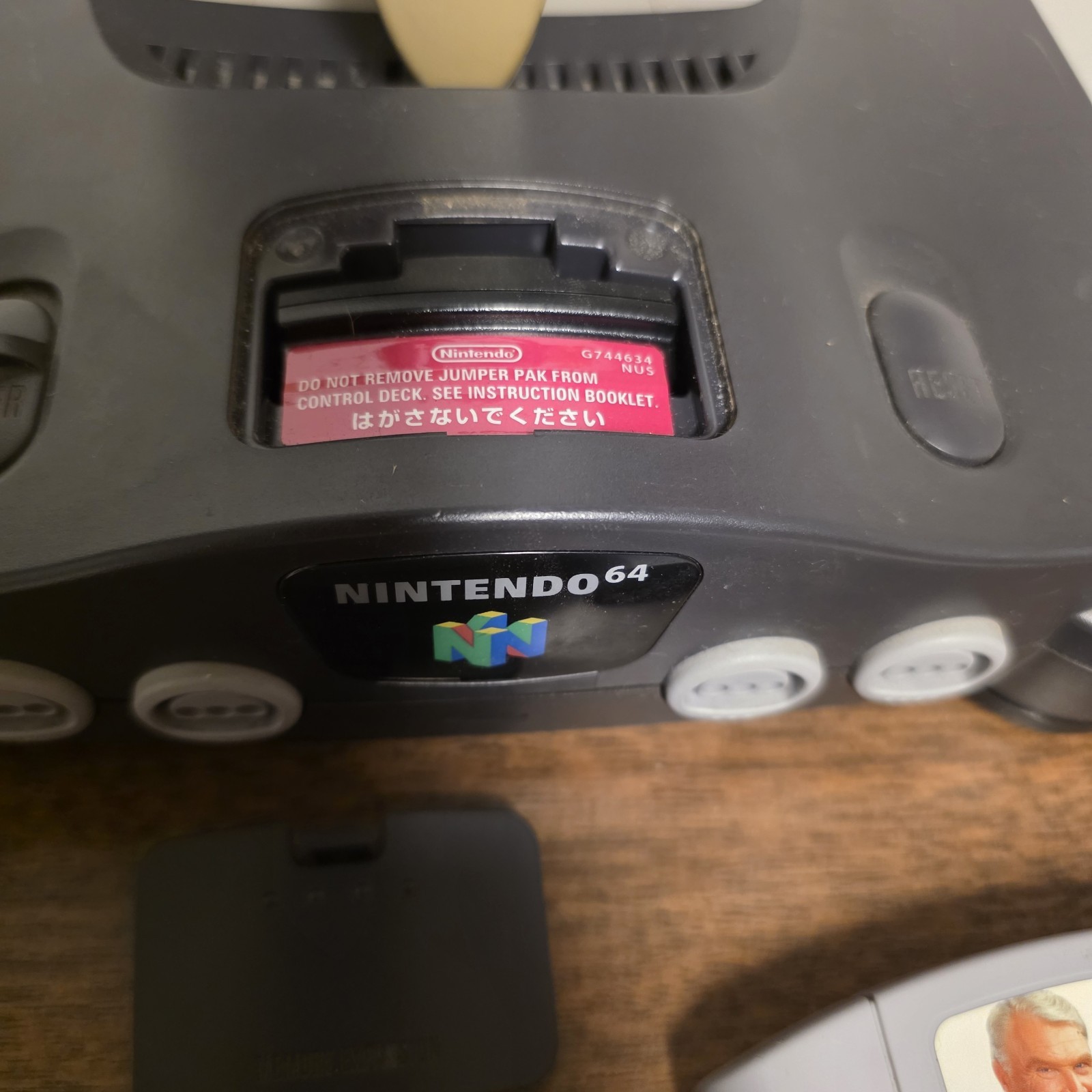 Nintendo 64 NUS-001 Lot W/ 6 Games- 1 Controller -UNTESTED- Jumper Pak-