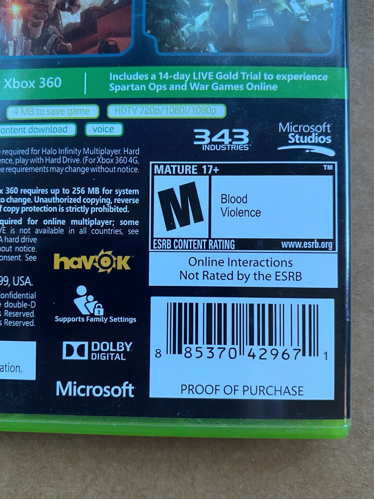 XBOX 360 – Halo 4 Game by 343 Industries In Excellent, New Like Condition