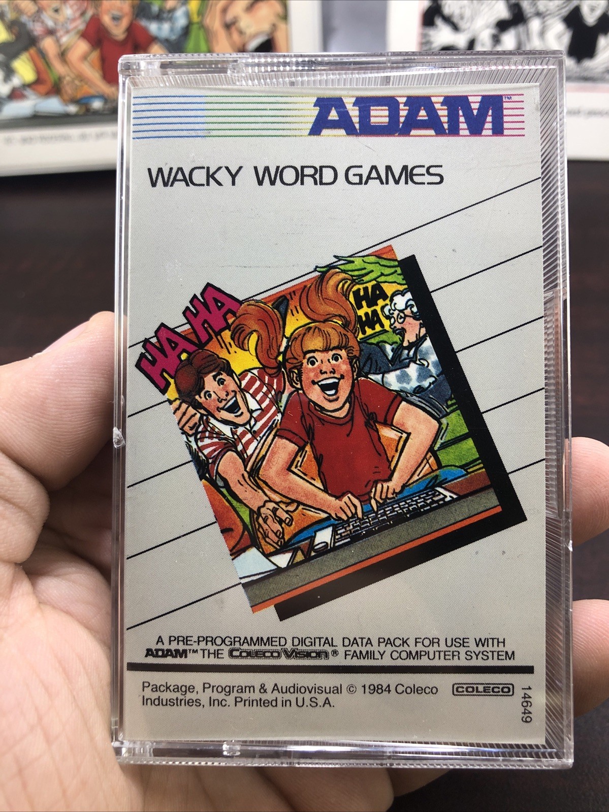 Wacky Word Games Coleco Adam Computer System Complete