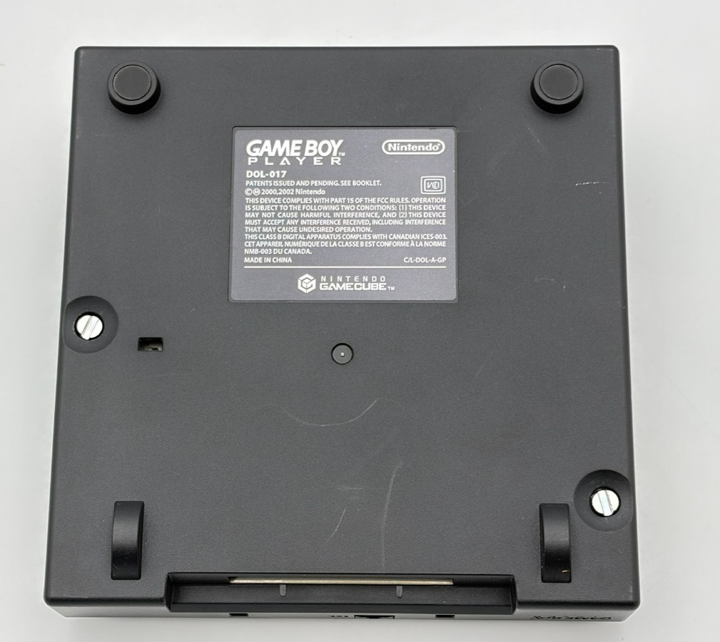 Gamecube GameBoy Player Black Japanese Region Disk DOL-017 w/Box Nintendo