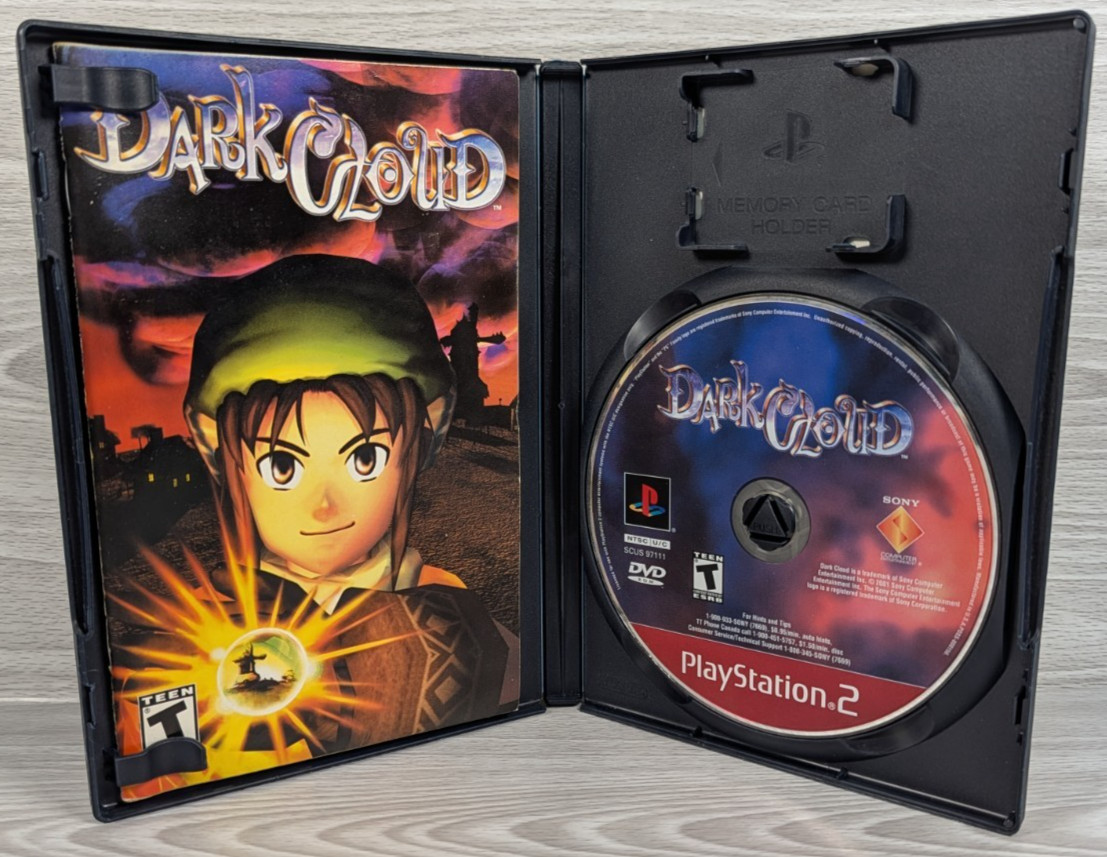 Dark Cloud (PlayStation 2, 2001) Greatest Hits, CIB, Complete, Tested & Works