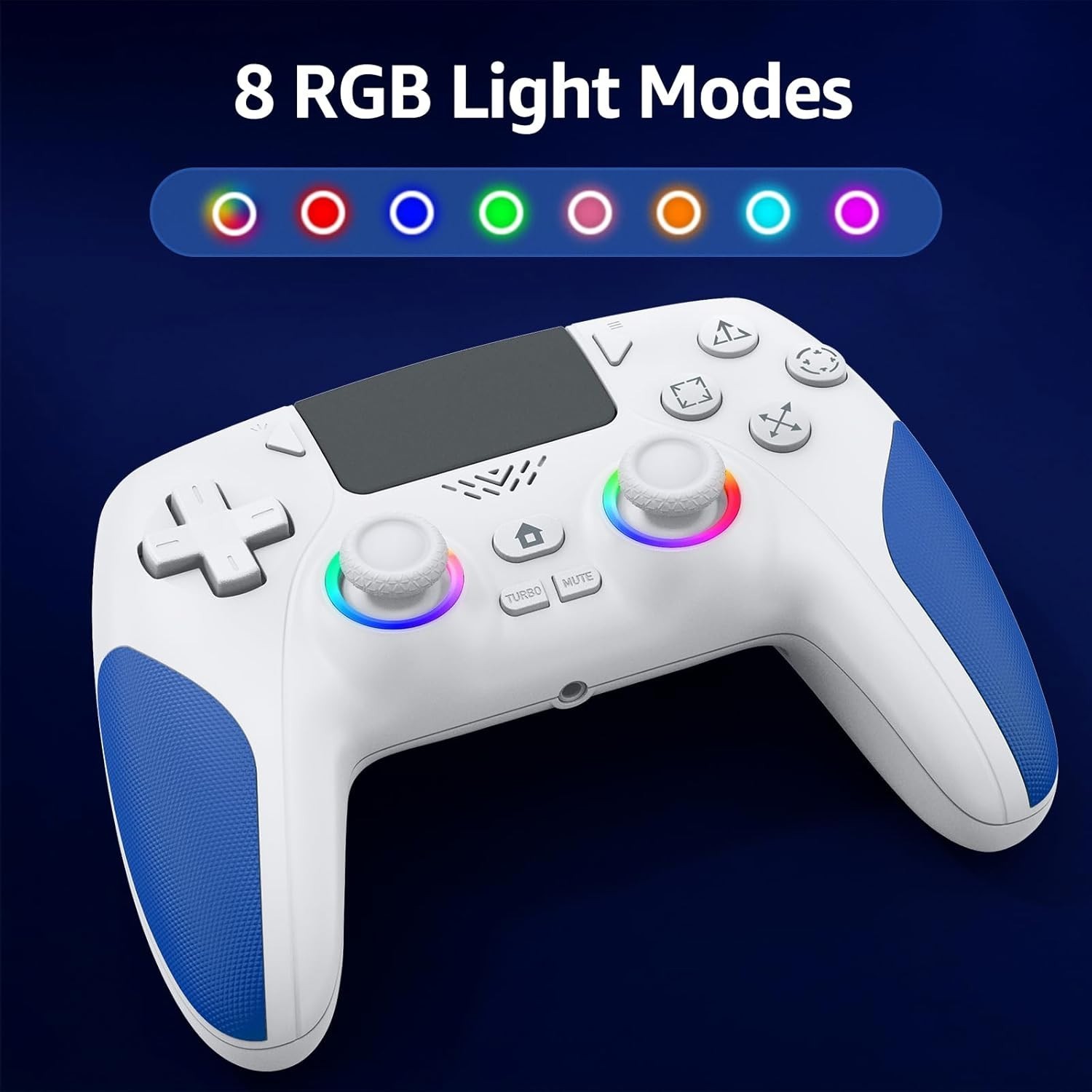 Advanced Wireless Controller for PS5 – Customizable RGB & Hall Effect Feedback