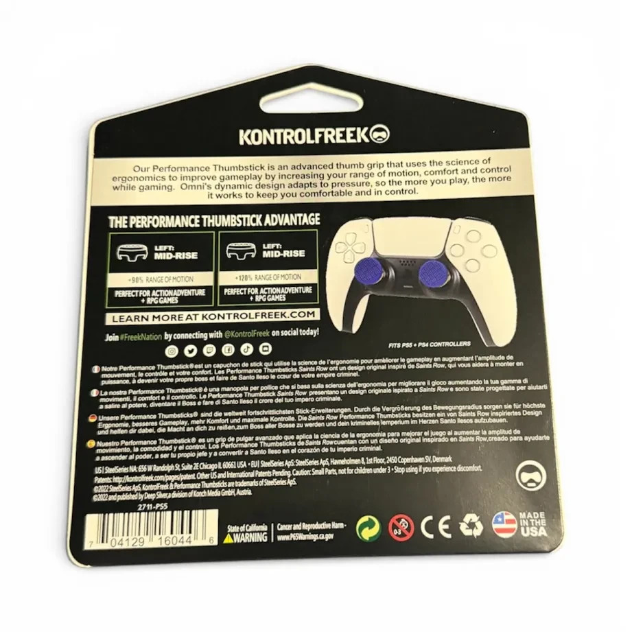 KontrolFreek FPS Thumbsticks for PS4/PS5 – Omni Green – Ships Fast