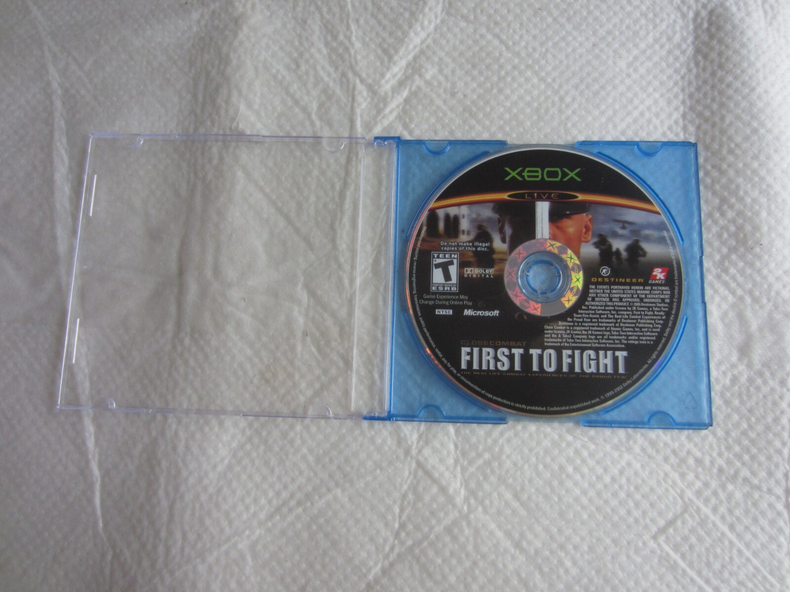 Close Combat: First to Fight (Microsoft Xbox, 2005)