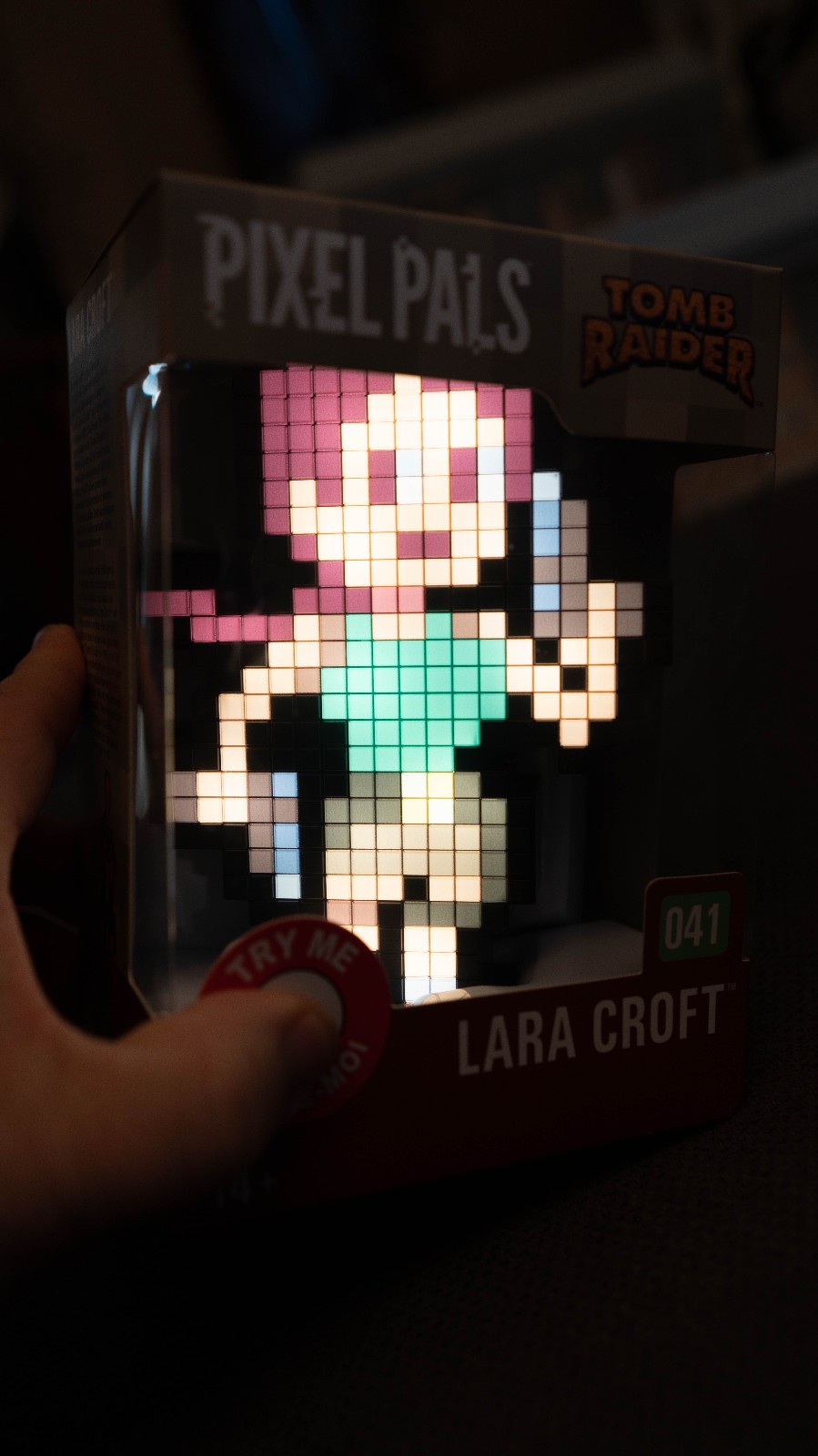 M.BISON Street Fighter 022-PIXEL PALS 8-Bit Light-up Video Game Decoration *Rare