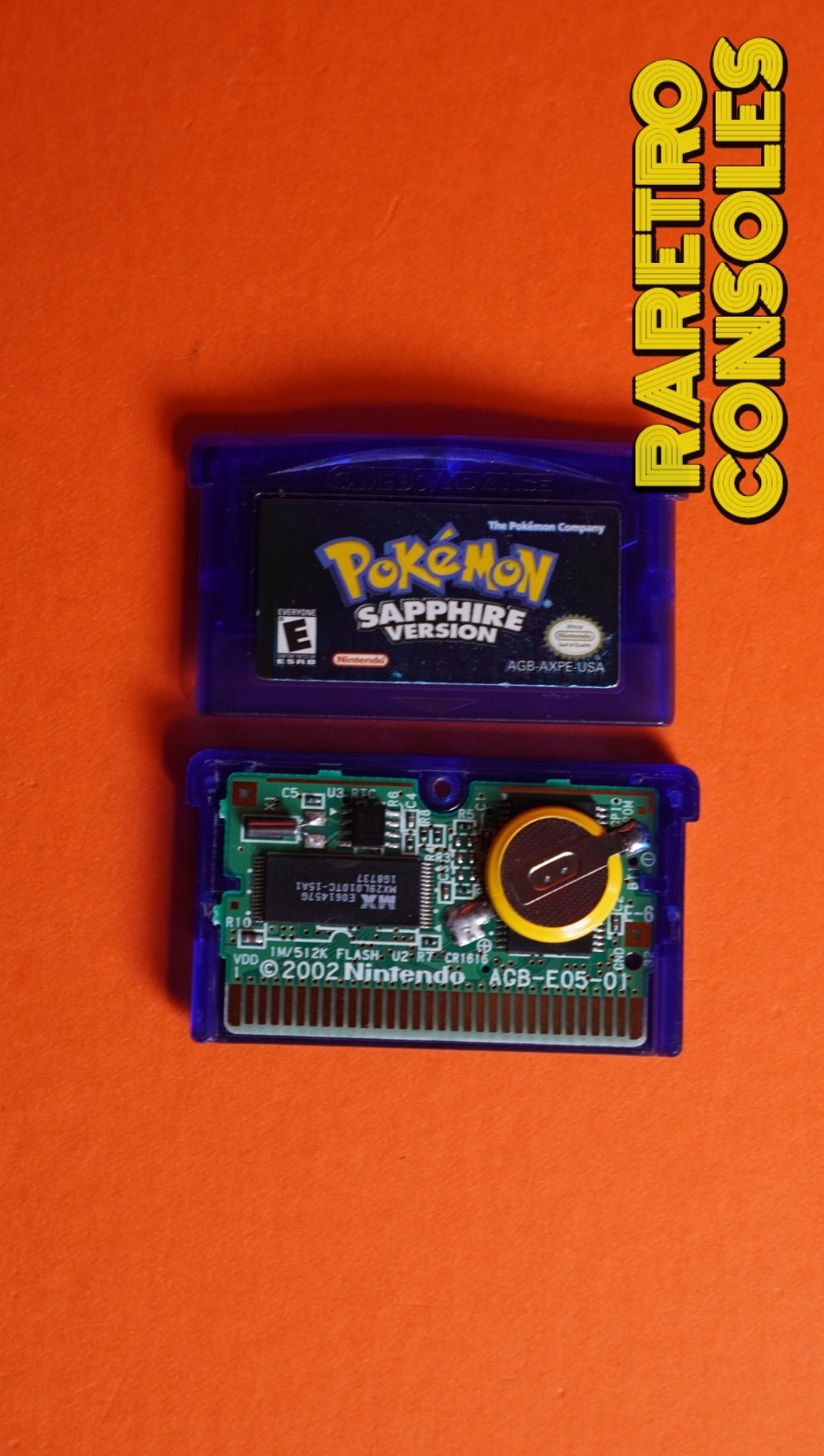 US Pokemon: Sapphire (Nintendo Game Boy Advance, 2003) GBA Authentic & Verified