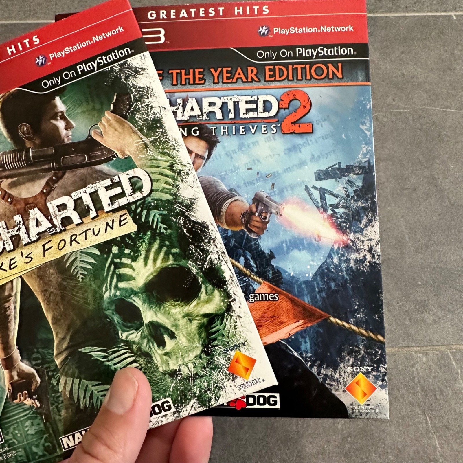 Uncharted 1 & 2 Collection (Sony PlayStation 3, 2011) EUC