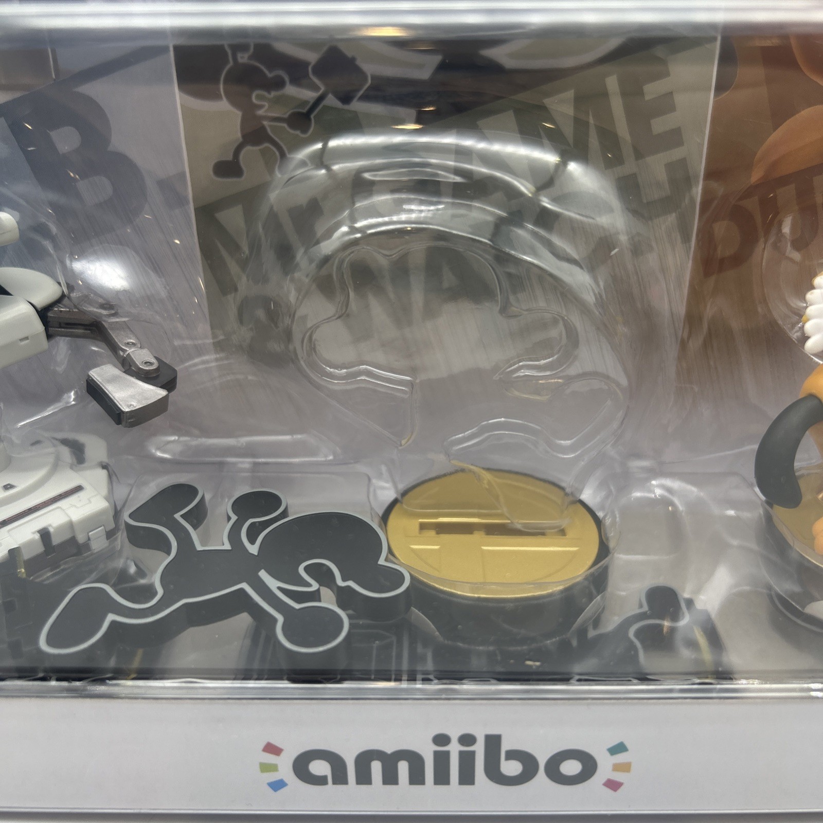 NEW Nintendo Super Smash Bros Amiibo 3-Pack R.O.B. Mr. Game & Watch Duck Hunt