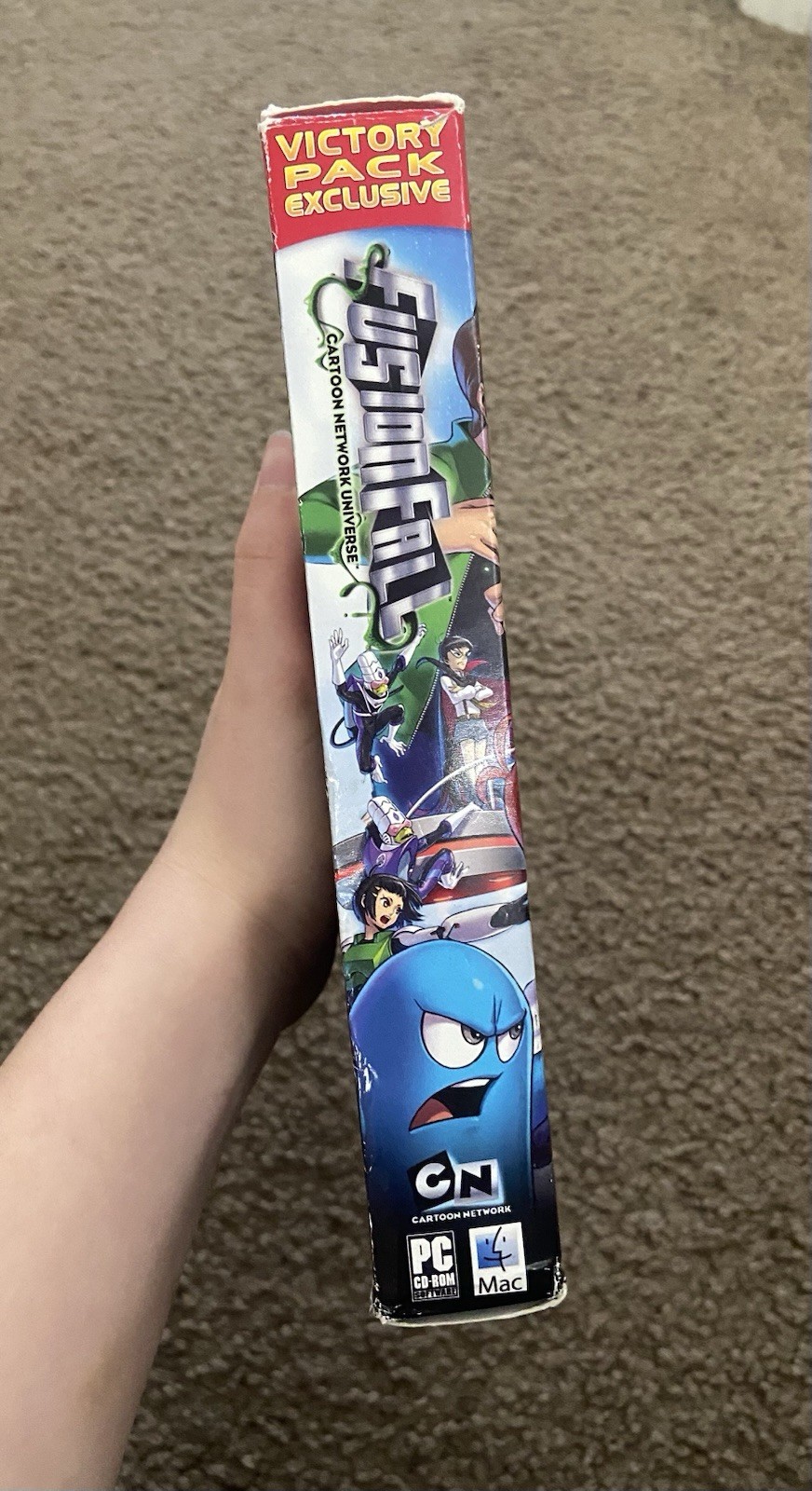 FusionFall: Cartoon Network Universe Victory Pack PC/Mac Disc Box Manual