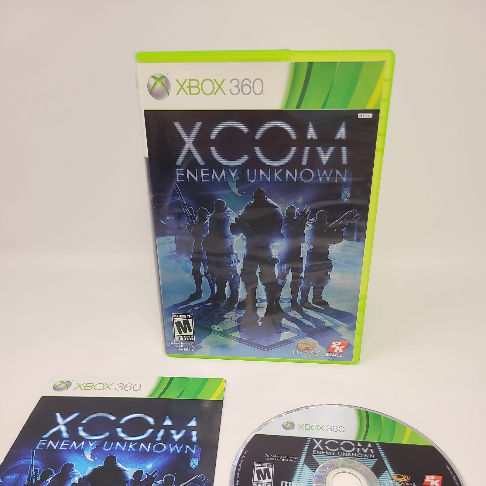 XCOM Enemy Unknown Xbox 360 Game Complete With Manual Tested Working