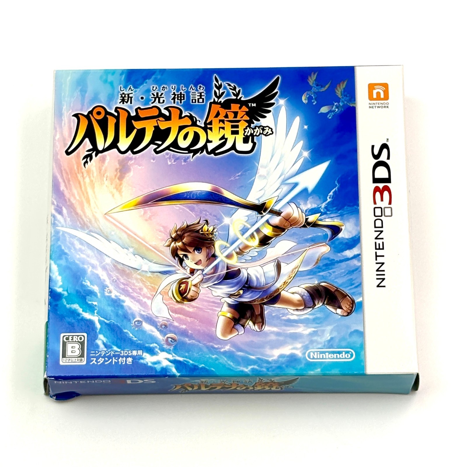 Kid Icarus Uprising Nintendo 3DS Complete CIB Stand AR Cards Japanese Version
