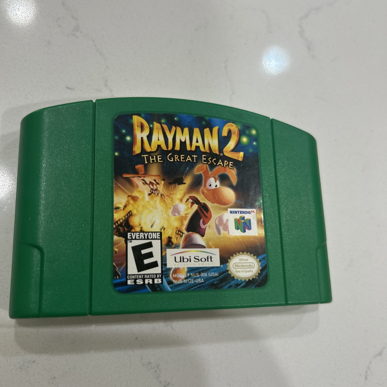 Rayman 2: The Great Escape (Nintendo N64, 1999) *Authentic, Tested* N64