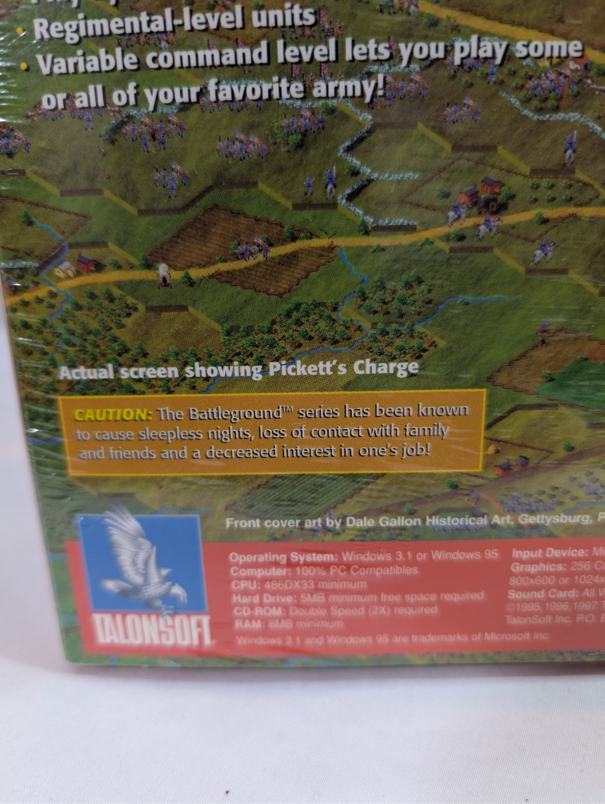 Battleground 2: Gettysburg PC CD American Civil War Strategy Game Windows