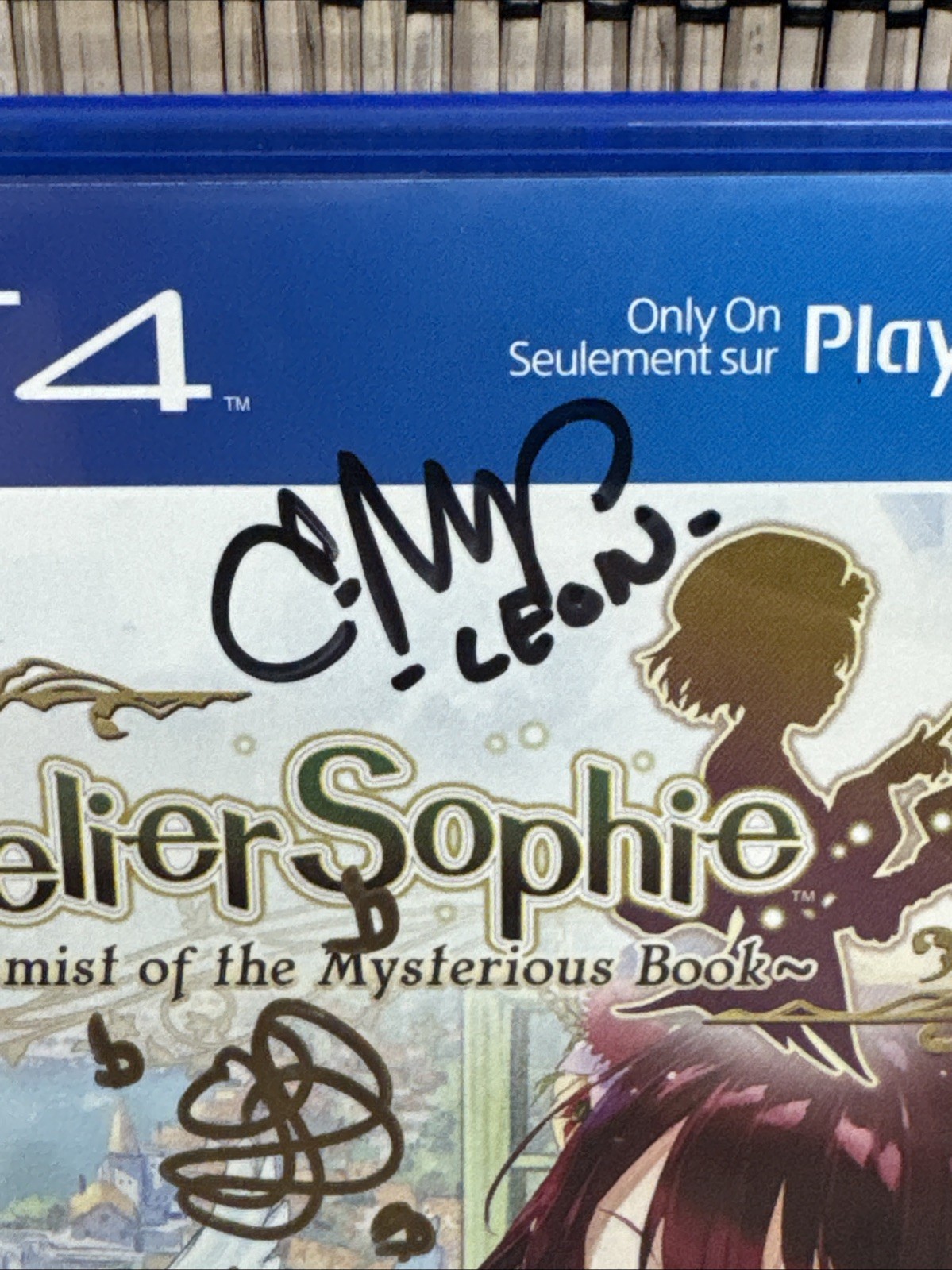 Atlier Sophie: The Alchemist Of The Mysterious Book PlayStation 4 PS4 Signed