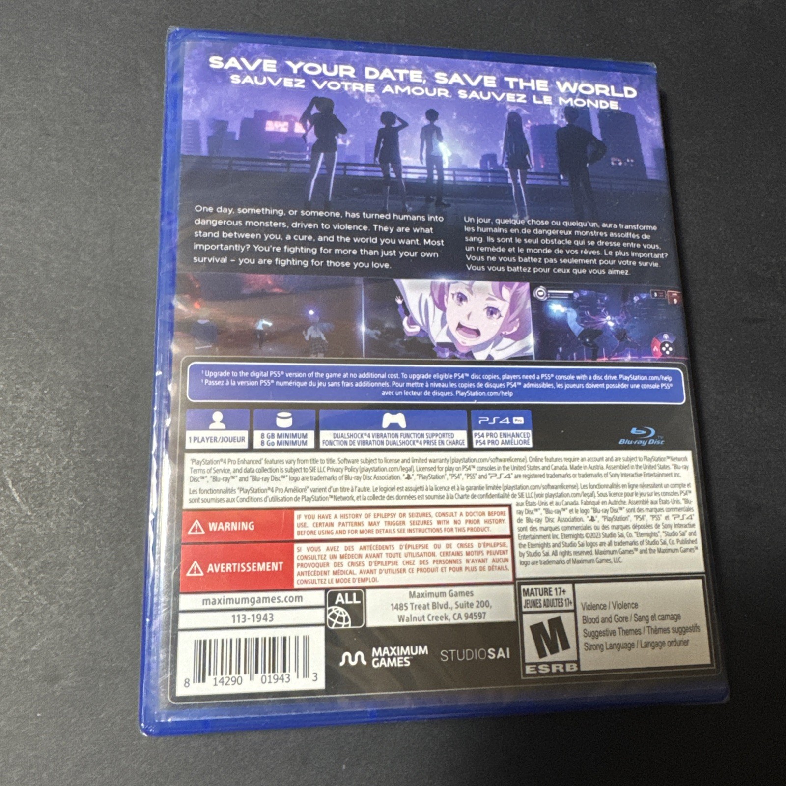 PS4 Eternights – Sony Playstation 4 Maximum Games