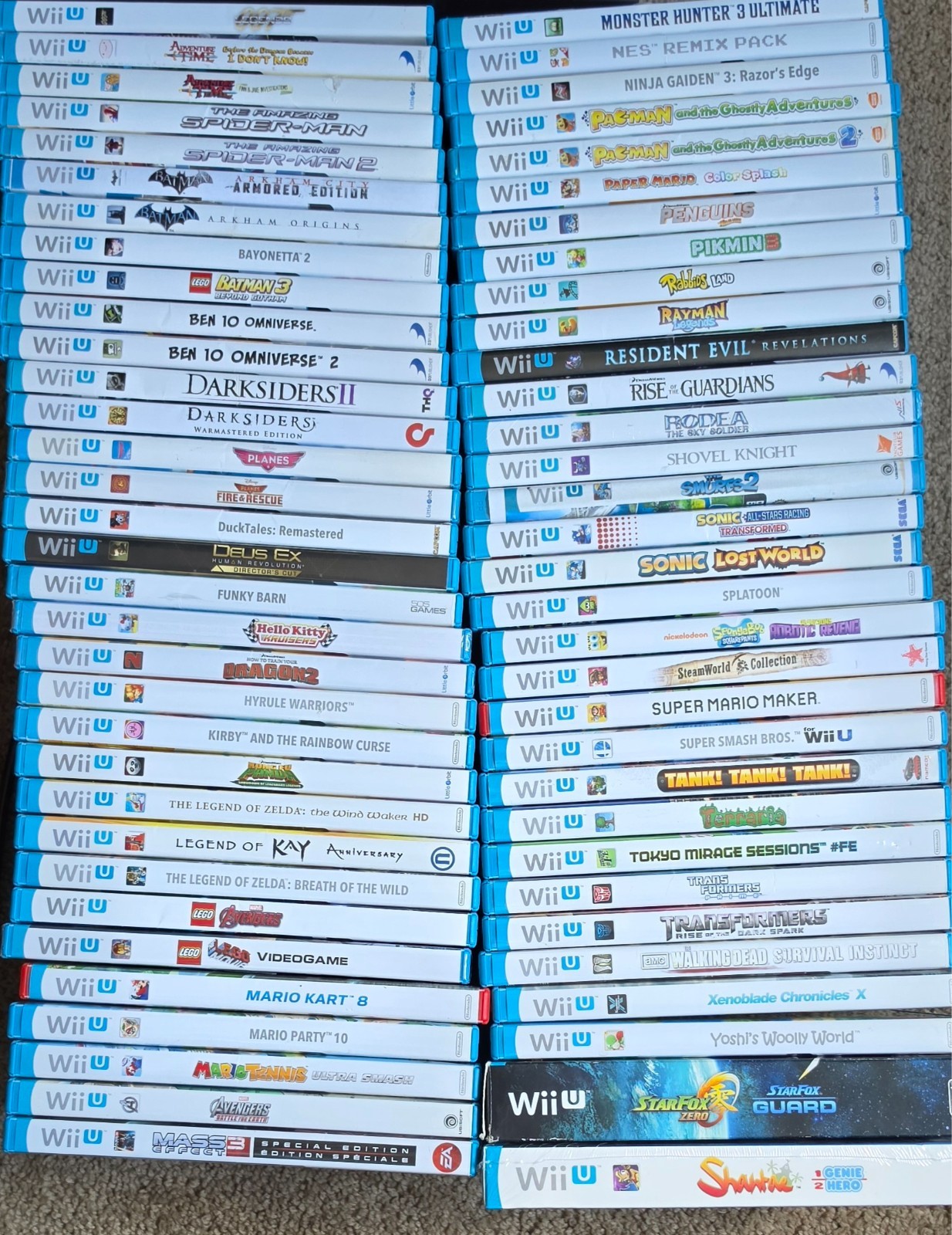 Nintendo Wii U Games lot – Pick and Choose