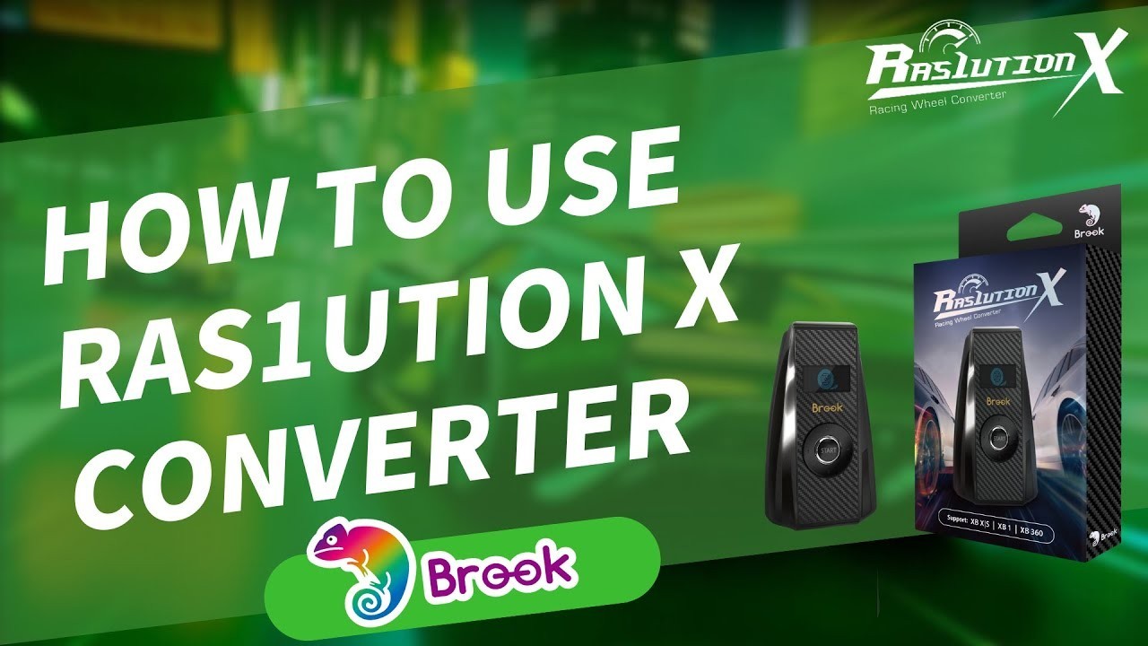 Brook Ras1ution X: Xbox Racing Wheel Converter, Adapter for Series X|S, One 360