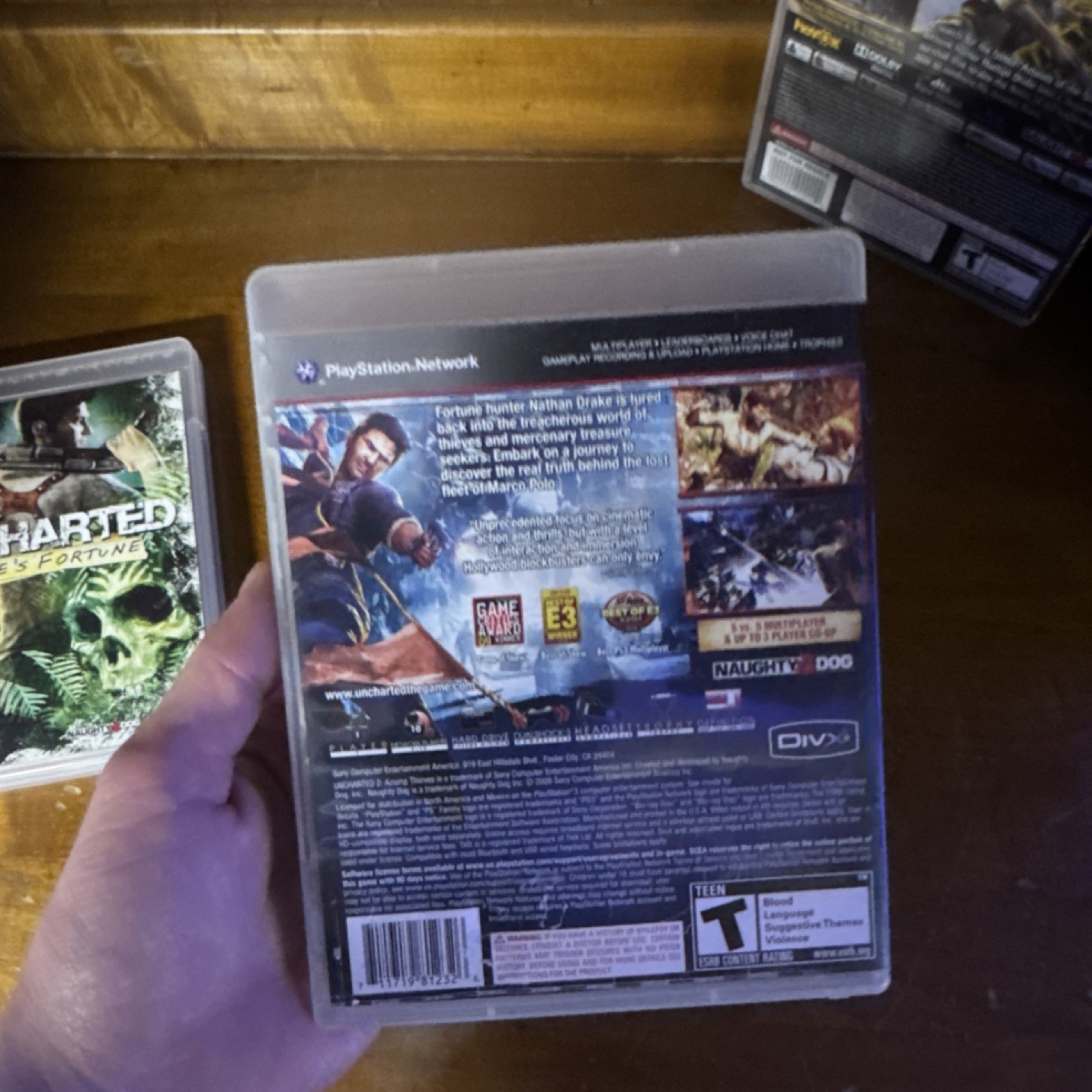 Uncharted Series Drake’s Fortune, Among Thieves, Drake’s Deception PS3
