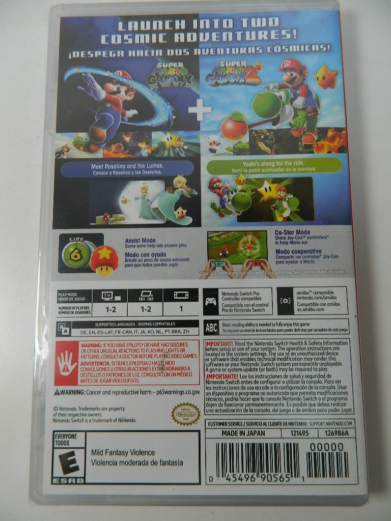 Super Mario Galaxy + Super Mario Galaxy 2 Switch New