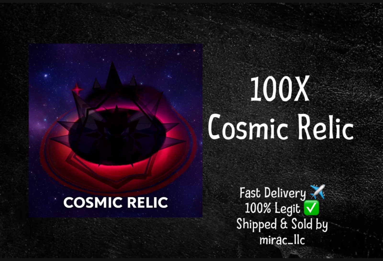 100X Cosmic Relic | FISCH