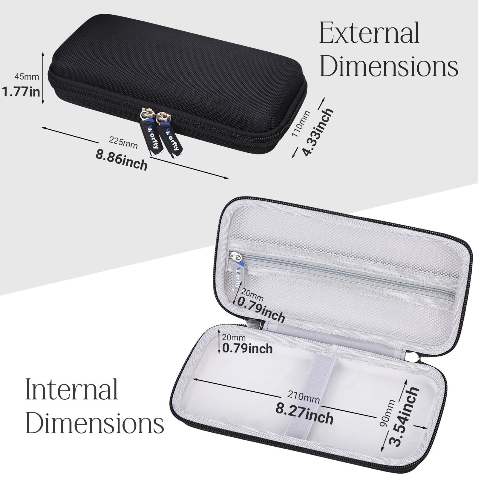 worfty Travel Carrying Case for Retroid Pocket 6/ G2/ 5/ 4/ 4pro Game Handhel…