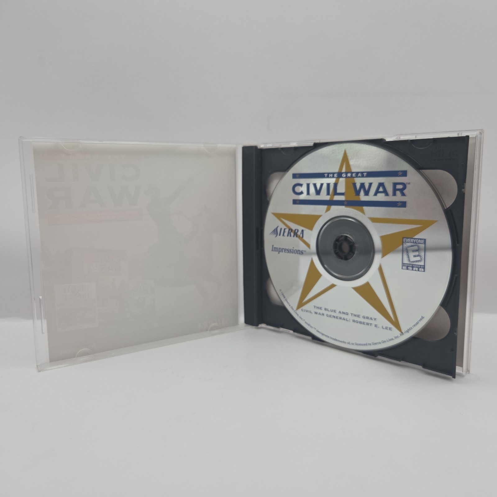 The Great Civil War 3 Games on 2 DISCS. PC CD-ROM Sierra No Box / Manual