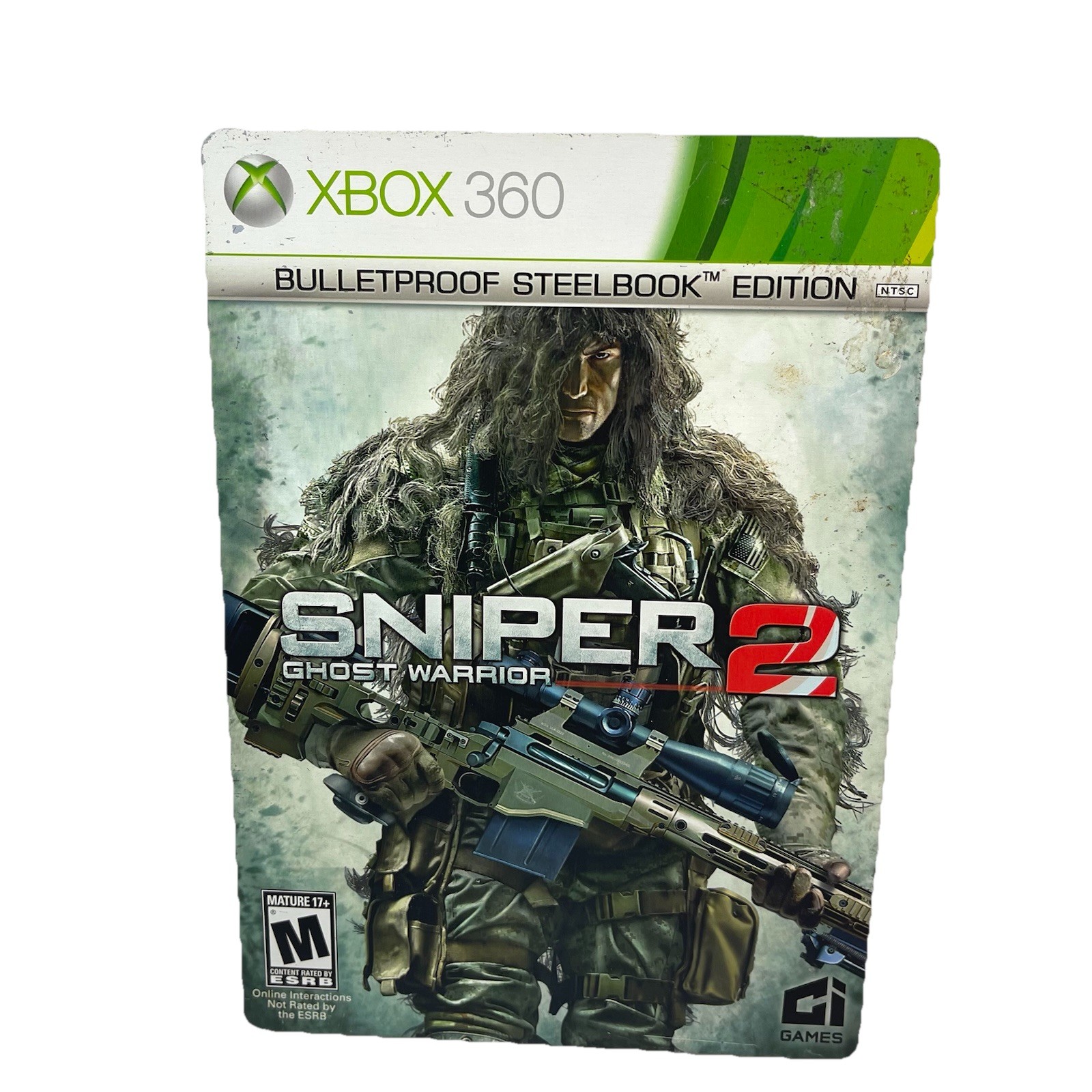 Sniper Ghost Warrior 2 Bulletproof Steelbook Edition Xbox 360 Video Game