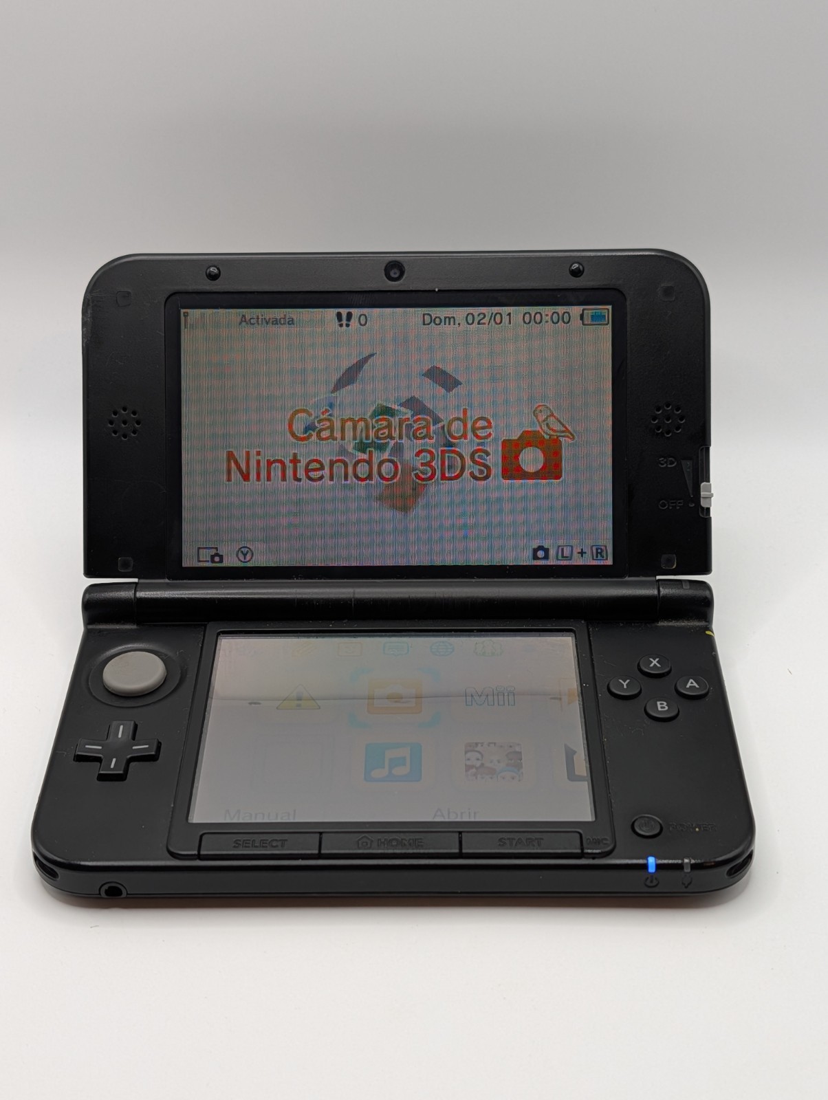 Nintendo 3DS XL Launch Edition Black Handheld OEM Charger Tested and Working