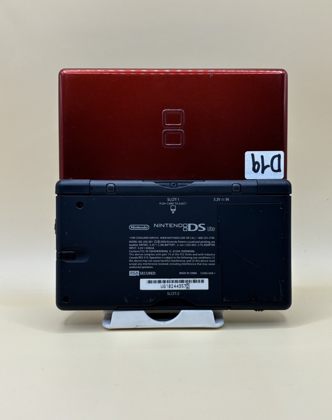 Nintendo DS Lite – Red/Black (D19) READ DESCRIPTION
