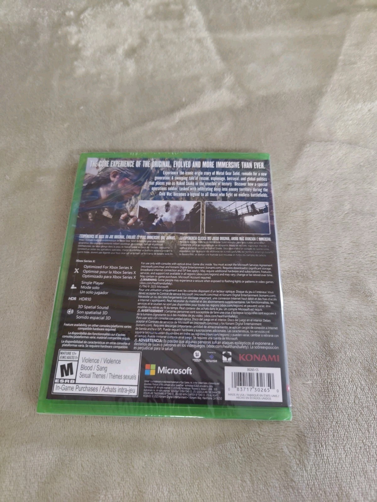 Metal Gear Solid Delta: Snake Eater Tactical Edition (Xbox Series X) BRAND NEW