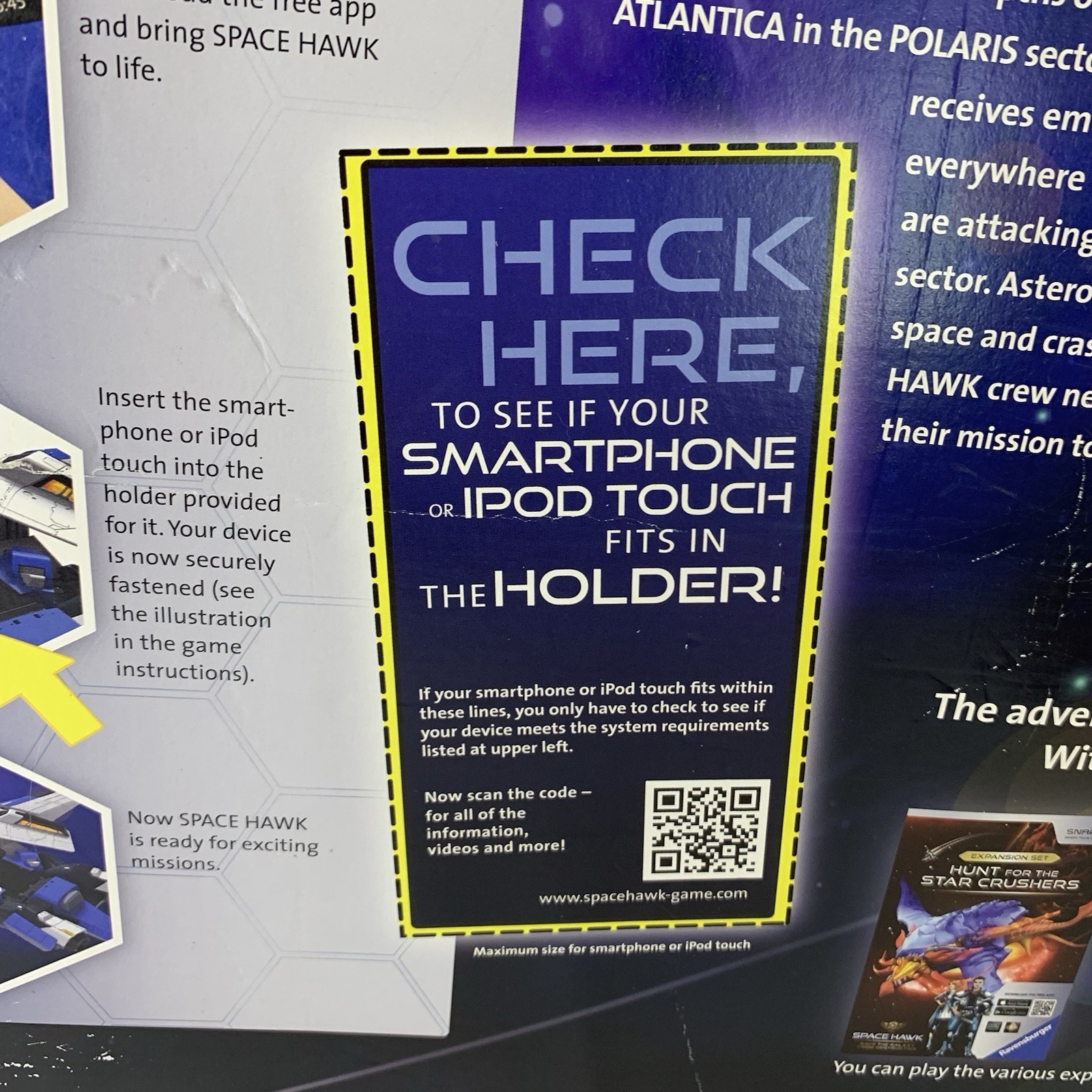 Space Hawk Smartphone Spaceship Starter Set Expansion Pack Free App Ravensburger