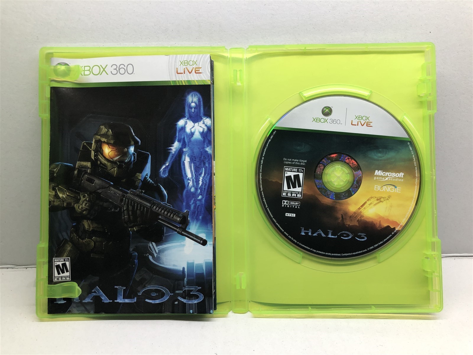 Halo 3 (Xbox 360, 2007) Complete w/ Manual – Tested Working – Free Ship
