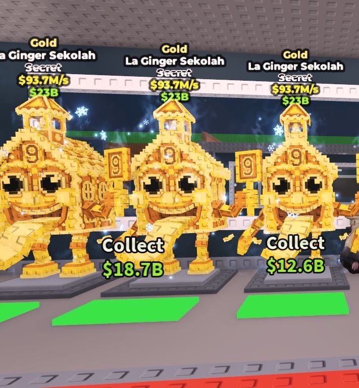 Gold La Ginger Sekolah 75M/s | STEAL A BRAINROT | ROBLOX | SAB | CHEAPEST