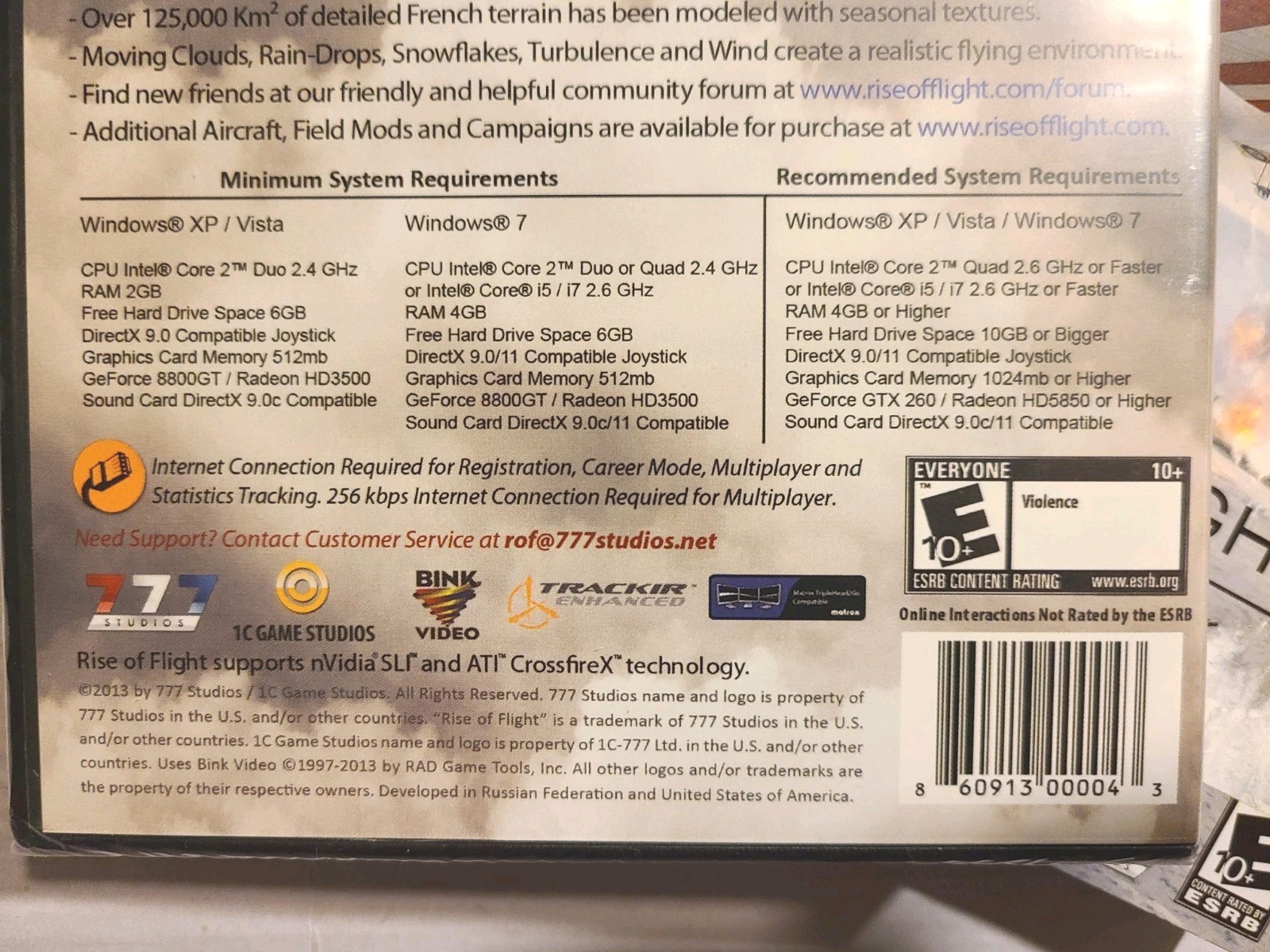 NEW SEALED Rise of Flight The First Great Air War Flying Channel Battles PC game
