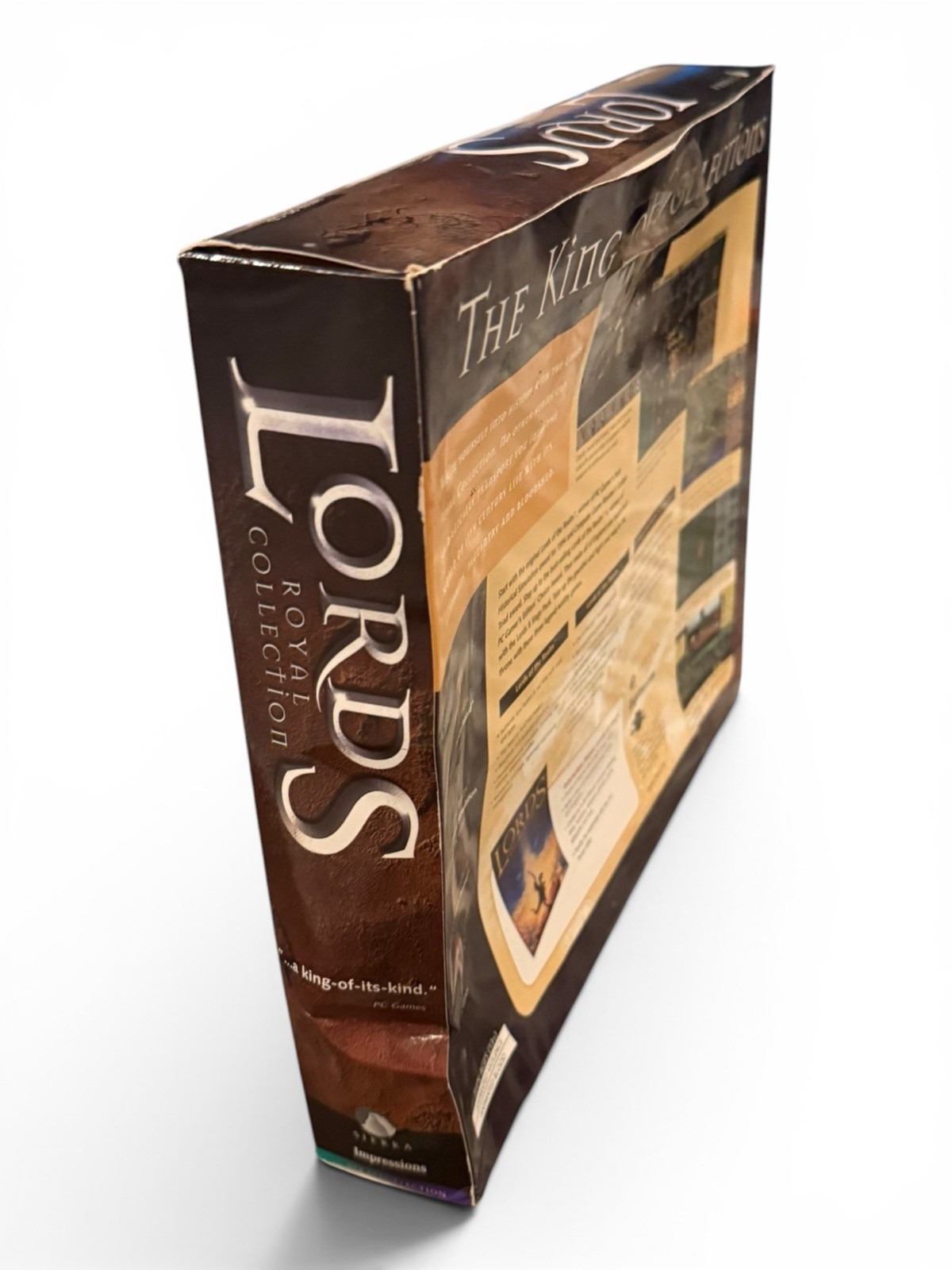 Lords of The Realm: Royal Collection Sierra PC 1997 Big Box Complete Open Box