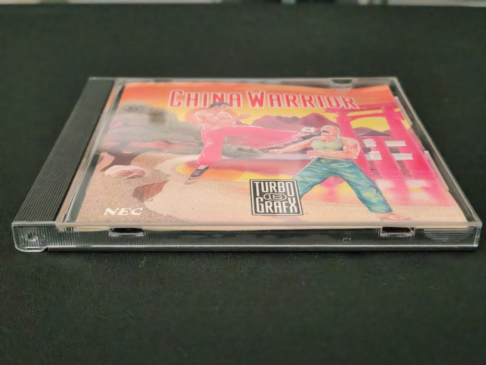 China Warrior(Nec TurboGrafx-16, 1989) Authentic & Complete with Case!
