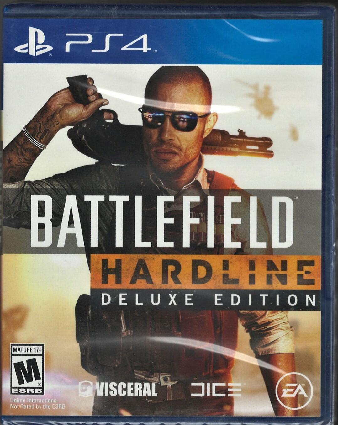 Battlefield Hardline Deluxe PS4 (Brand New Factory Sealed US Version) PlayStatio