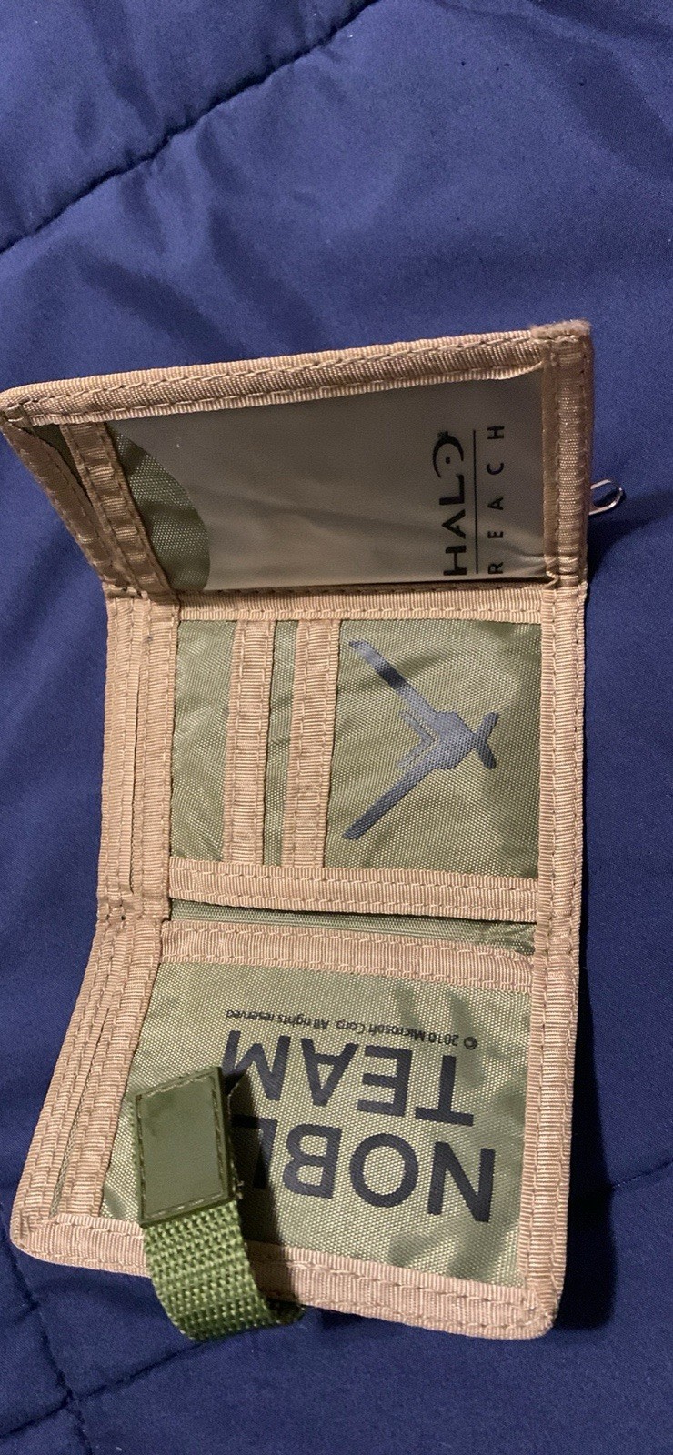 Extremely Rare Official Bungie Halo Reach UNSC Tri-Fold Wallet / Bonus Content