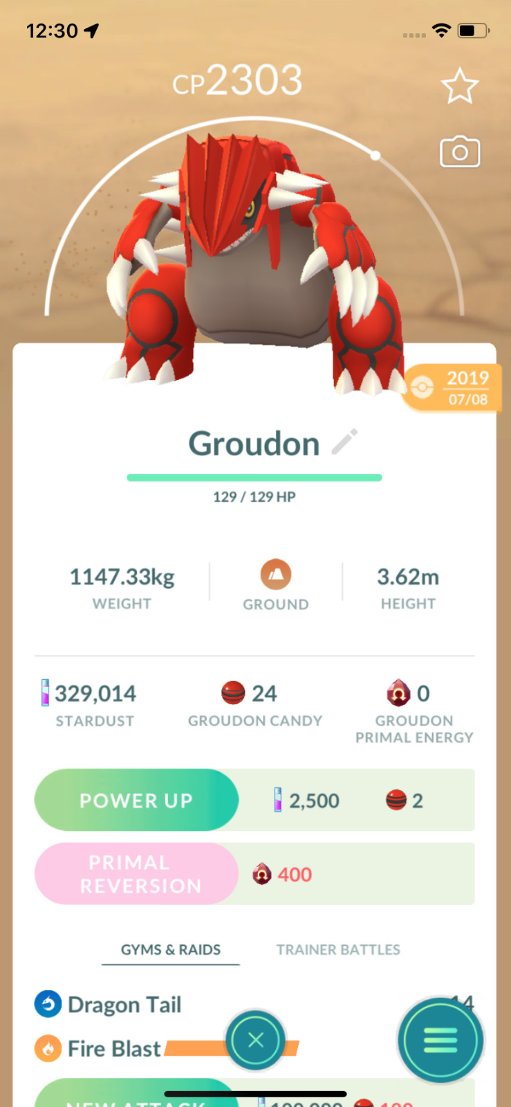 Pokemon TRADE – Groudon from 2019 !! Guaranteed Lucky ! 30 Days Friendship !