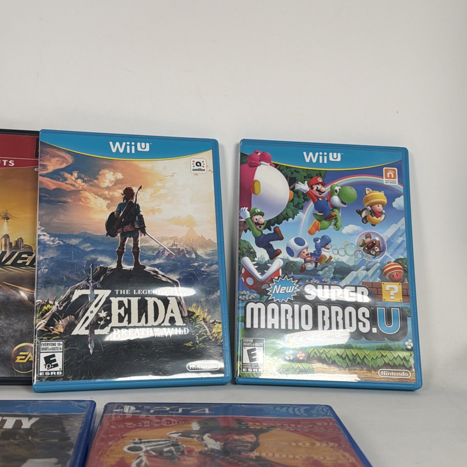 Lot Of 9 Untested Video Games WiiU Wii PS2 PS4 Xbox 360 Mario Zelda More