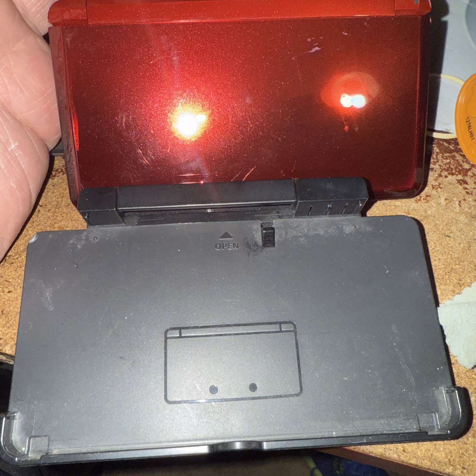 Nintendo 3DS – Flame Red Tested Works Great
