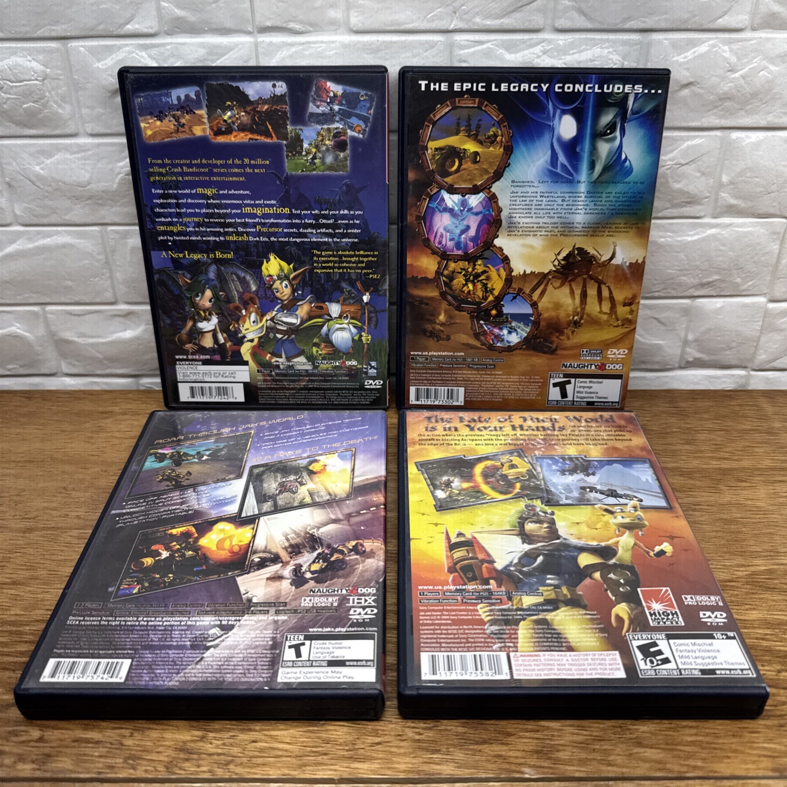 Jak & Daxter 1 3 Combat Racing & Lost Frontier Bundle (PlayStation 2) CIB Tested